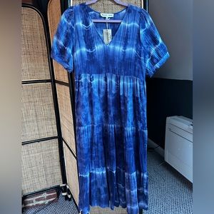 NWT Madewell Tie Dye Maxi Dress